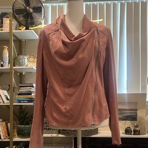 Blank NYC Dusty Pink Leather Jacket